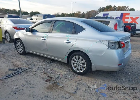 2015 Nissan Sentra S из США, поврежденный, VIN 3N1AB7AP2FY373044